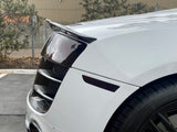 Audi R8 Gen-1 Carbon Fiber 3-Piece Duckbill Trunk Lip Spoiler for SPYDER Convertible ONLY!