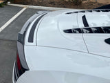 Audi R8 Gen-1 Carbon Fiber 3-Piece Duckbill Trunk Lip Spoiler for SPYDER Convertible ONLY!