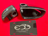 Audi R8 Carbon Fiber OEM Side Mirror Housings (pair)