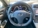 Lexus IS-F IS250 IS350 Carbon Fiber Flat Bottom Steering Wheel