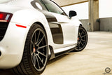 Audi R8 Carbon Fiber GT style Side Skirts