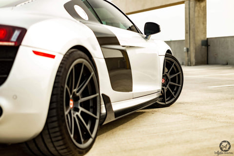 Audi R8 Carbon Fiber GT style Side Skirts