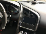 Audi R8 Carbon Fiber Double DIN Radio Custom Trim Bezel