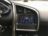Audi R8 Carbon Fiber Double DIN Radio Custom Trim Bezel