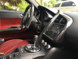 Audi R8 Carbon Fiber Double DIN Radio Custom Trim Bezel