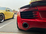 Audi R8 Gen-1 Carbon Fiber 3-Piece Duckbill Trunk Lip Spoiler for COUPE ONLY!