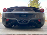 Ferrari 458 Carbon Fiber High Kick Rear Trunk Lip Spoiler