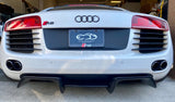 Audi R8 Carbon Fiber Rear Diffuser for V8