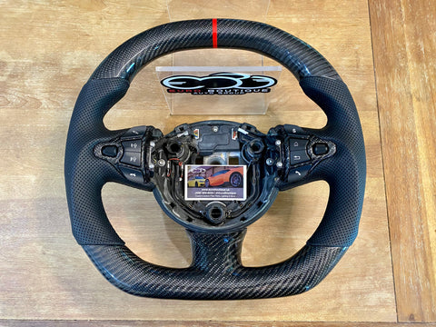 Aston Martin Vantage Bespoke Flat Bottom Upgraded Sport Carbon Fiber Steering Wheel
