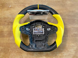 2020+ Toyota A90 A91 MK5 Supra Carbon Fiber Flat Bottom Steering Wheel