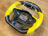 2020+ Toyota A90 A91 MK5 Supra Carbon Fiber Flat Bottom Steering Wheel