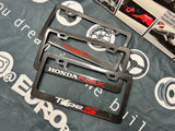 Bespoke Carbon Fiber NSX / S2000 / GTR / R8 / HURACAN / BMW / AUDI / FERRARI / MCLAREN License Plate Frames