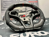 2017-2022 NC1 NSX Upgraded Carbon Fiber Steering Wheel with Alcantara / Napa Leather