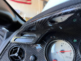 Toyota MKIV Supra Bespoke Center Upper Gauge Cluster Trim in Carbon Fiber