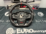 2020+ Toyota A90 A91 MK5 Supra Carbon Fiber Flat Bottom Steering Wheel