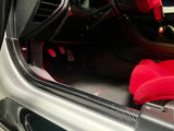 NSX Small Inner Door Sill in Gloss Carbon Fiber