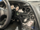 Toyota MKIV Supra Bespoke Center Upper Gauge Cluster Trim in Carbon Fiber