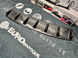 Carbon Fiber 7-fin Rear Custom Diffuser