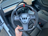 Tesla Model 3 Model Y  Bespoke Carbon Fiber Steering Wheel