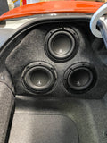Honda S2000 Custom Fiberglass Triple 6" Subwoofer Box for Driver Side
