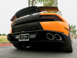 Lamborghini Huracan MAD Dry Carbon Rear Double Wing with Carbon Base