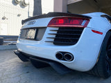 Audi R8 Gen-1 Carbon Fiber 3-Piece Duckbill Trunk Lip Spoiler for COUPE ONLY!