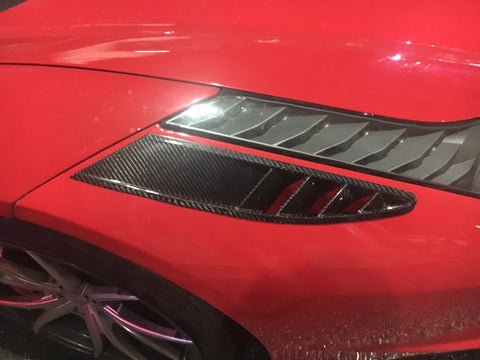 Ferrari 458 Klass Carbon Front Bumper Air Vents
