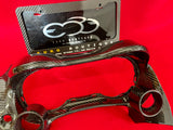 Mitsubishi EVO X Full Carbon Gauge Cluster Trim with Dual 52mm Gauge Opening