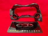 Mitsubishi EVO X Full Carbon Gauge Cluster Trim with Dual 52mm Gauge Opening