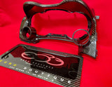 Mitsubishi EVO X Full Carbon Gauge Cluster Trim with Dual 52mm Gauge Opening