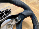 Toyota MKIV Supra Carbon Fiber Flat Bottom Steering Wheel