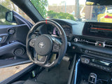 2020+ Toyota A90 A91 MK5 Supra Carbon Fiber Flat Bottom Steering Wheel