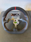 s2000 Flat Bottom Sport Leather / Alcantara Steering Wheel