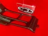 NSX 100% Carbon Fiber RHD Double Din Center Dash Panel made from Scratch (1991-2005 NSX) Ashtray Delete