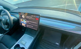 Tesla Model Y and Model 3 Bespoke Center Carbon Fiber Long Dash Board Trim Piece