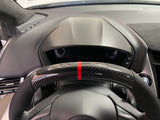 2017-2022 NC1 NSX Upgraded Carbon Fiber Steering Wheel with Alcantara / Napa Leather