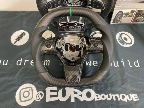 Tesla Model 3 Model Y  Bespoke Carbon Fiber Steering Wheel