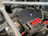 NSX Engine Throttle Body Cover Plate in Gloss Carbon Fiber