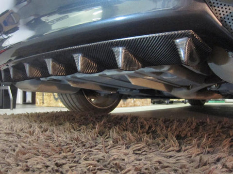 Lexus IS-F ISx50 Carbon Fiber sharkfin diffuser