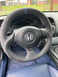 s2000 Flat Bottom Sport Leather / Alcantara Steering Wheel