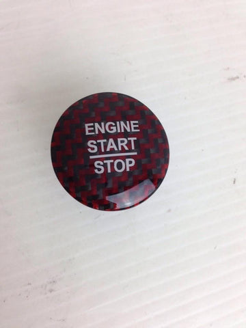 Mercedes C63 AMG Red Carbon Fiber Start Button