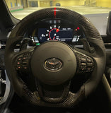 2020+ Toyota A90 A91 MK5 Supra Carbon Fiber UPPER Faceplate Trim
