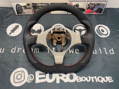 Mitsubishi EVO 9 OEM Flat Bottom Bespoke Steering Wheel