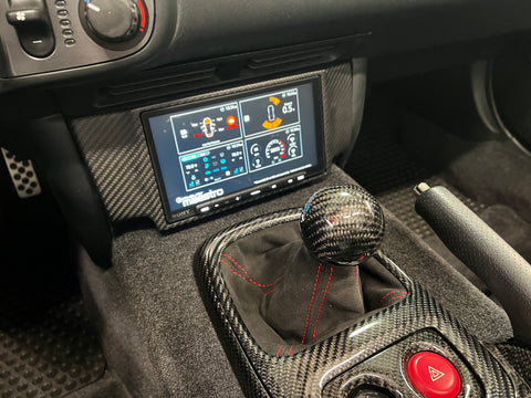 Honda S2000 custom Double DIN Radio Solution Carbon Fiber Trim