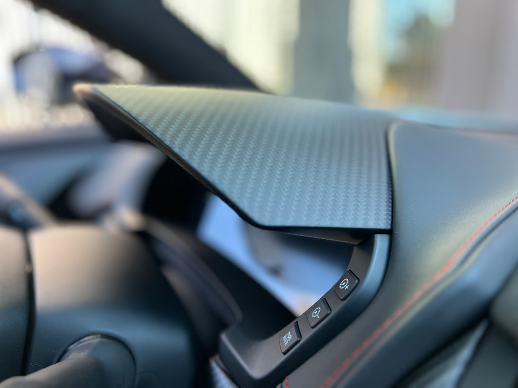 20172022 NC1 NSX Carbon Fiber Interior Gauge Cluster Assembly Shroud