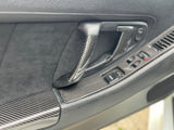 NSX Driver and Passenger Door Elbow Rests Reupholstered in Leather / Alcantara / Carbon