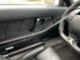 NSX Driver and Passenger Door Elbow Rests Reupholstered in Leather / Alcantara / Carbon