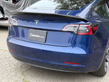 Tesla Model 3 Carbon Fiber Aggressive Trunk Spoiler High Kick