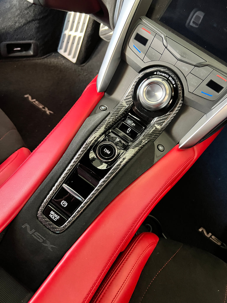 20172022 NC1 NSX Carbon Fiber Interior Center Command Drive Button Pa