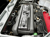 NSX Engine custom Valve Cover finished in Gloss Carbon Fiber
